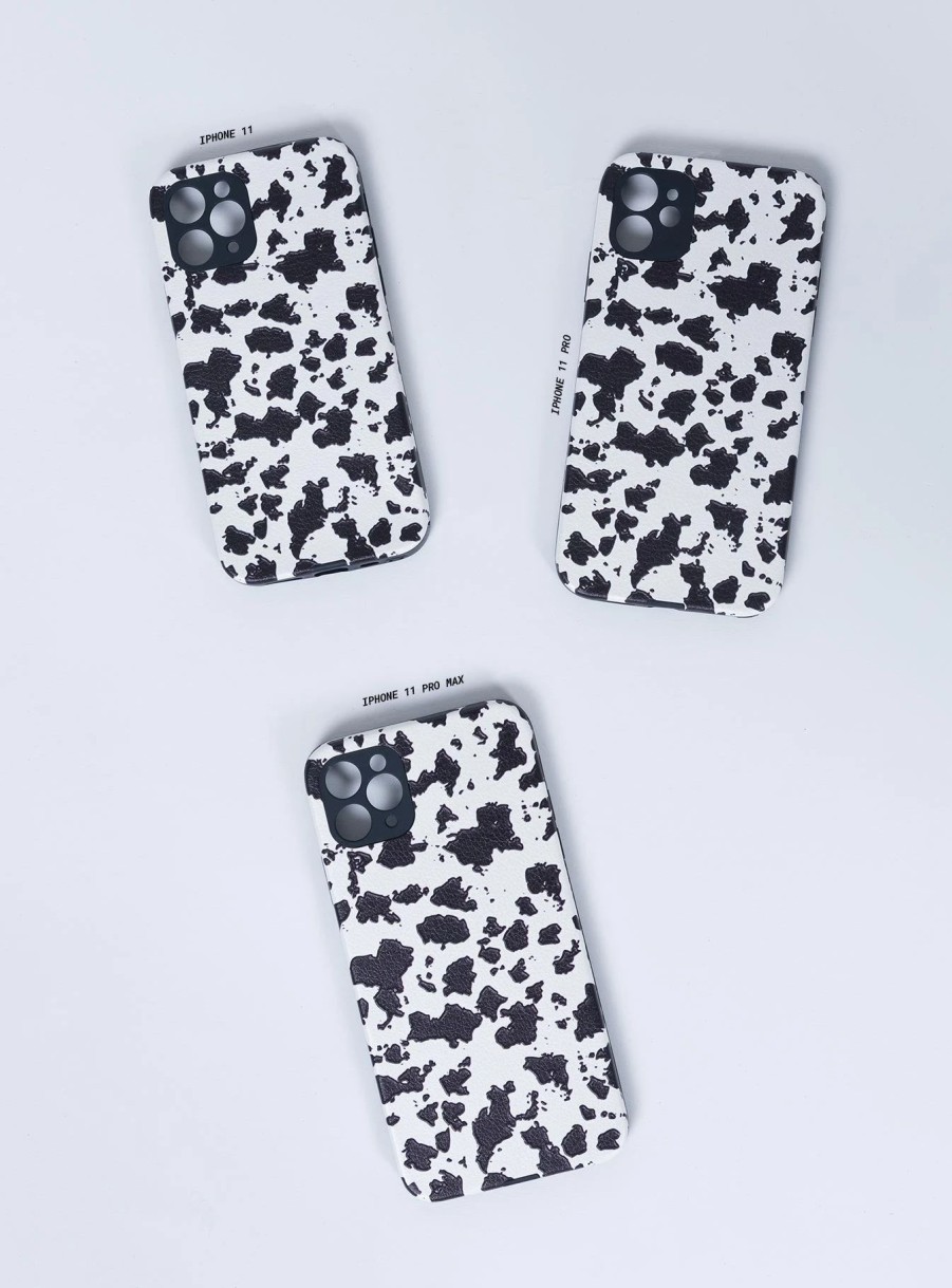 Accessories * | Princess Polly 101 Dalmatians Iphone Case Black / White