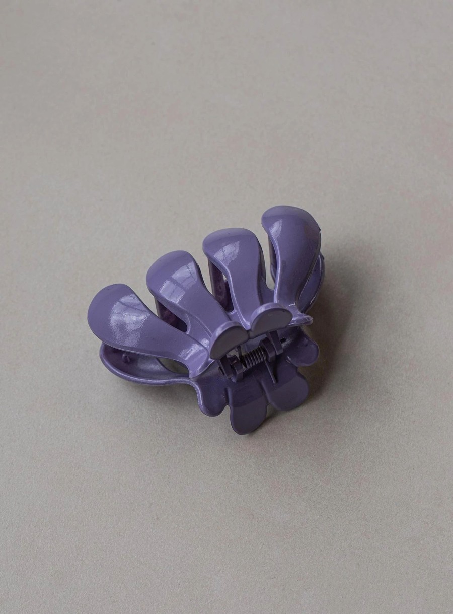 Accessories * | Princess Polly Peppercorn Hair Clip Purple