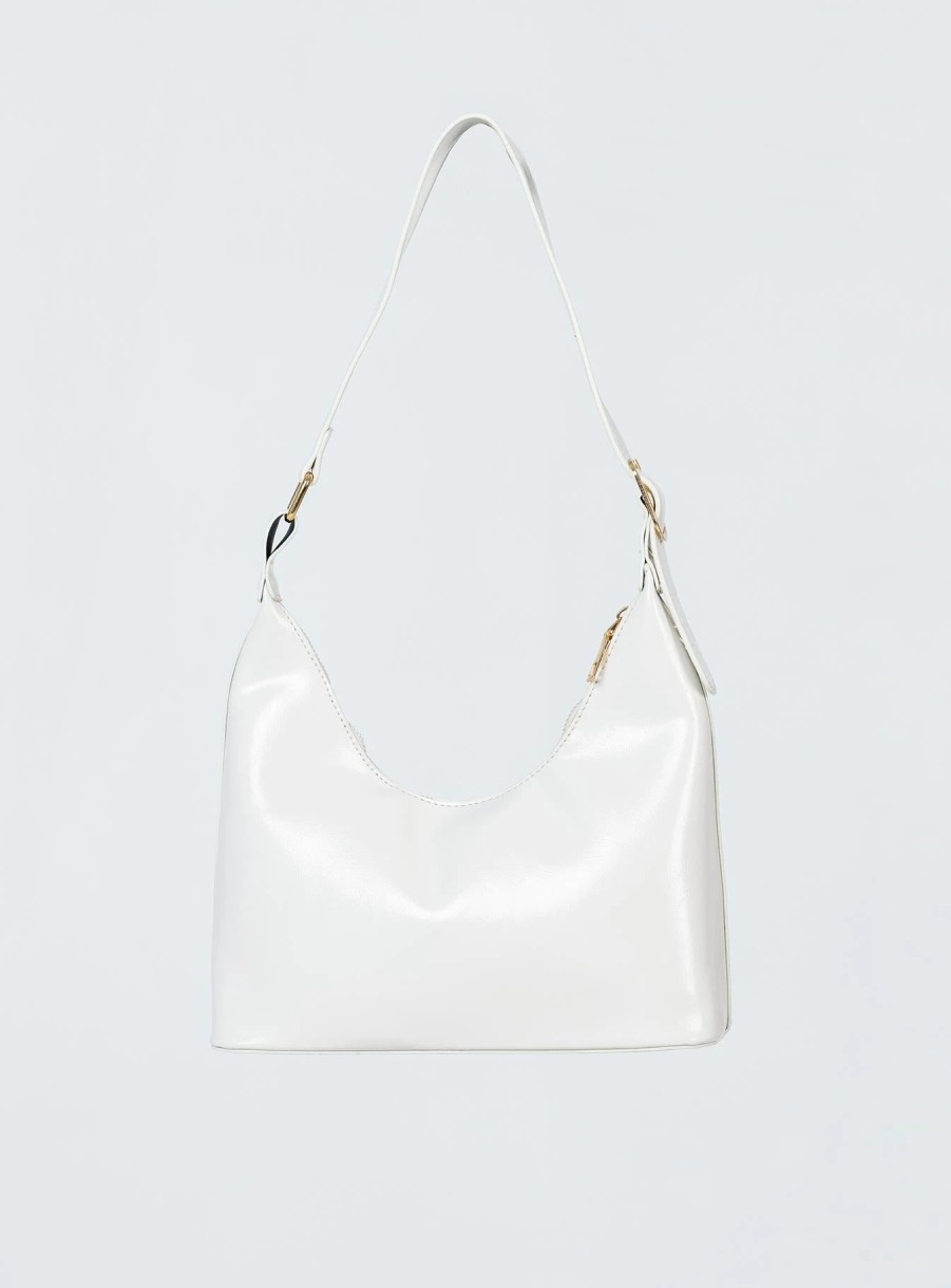 Accessories * | Princess Polly Glazier Shoulder Bag White