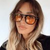 Accessories * | Princess Polly Matilda Sunglasses Black / Orange