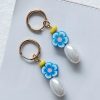 Accessories * | Princess Polly Lower Impact Flower Lane Earrings Gold / Multi