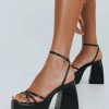 Shoes * | Windsor Smith Heaven Platform Heel Black