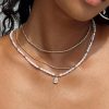 Accessories * | Princess Polly Zealy Necklace / White Gold