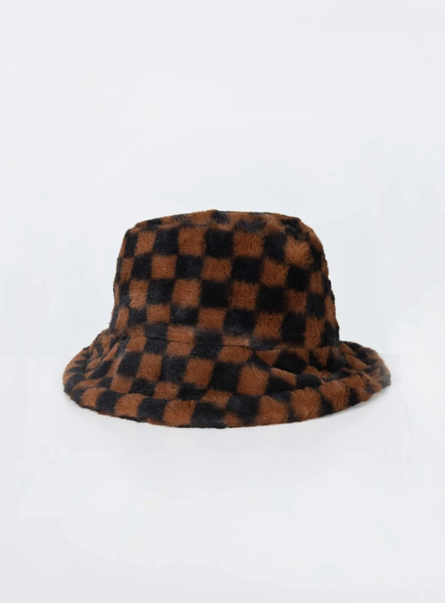 Accessories * | Princess Polly Elias Hat Dark Brown / Black