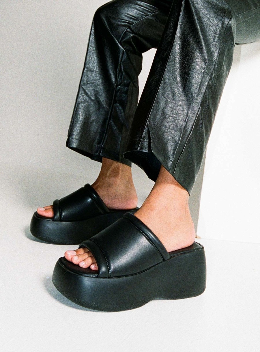 Shoes * | Therapy Bubbles Flatforms Black