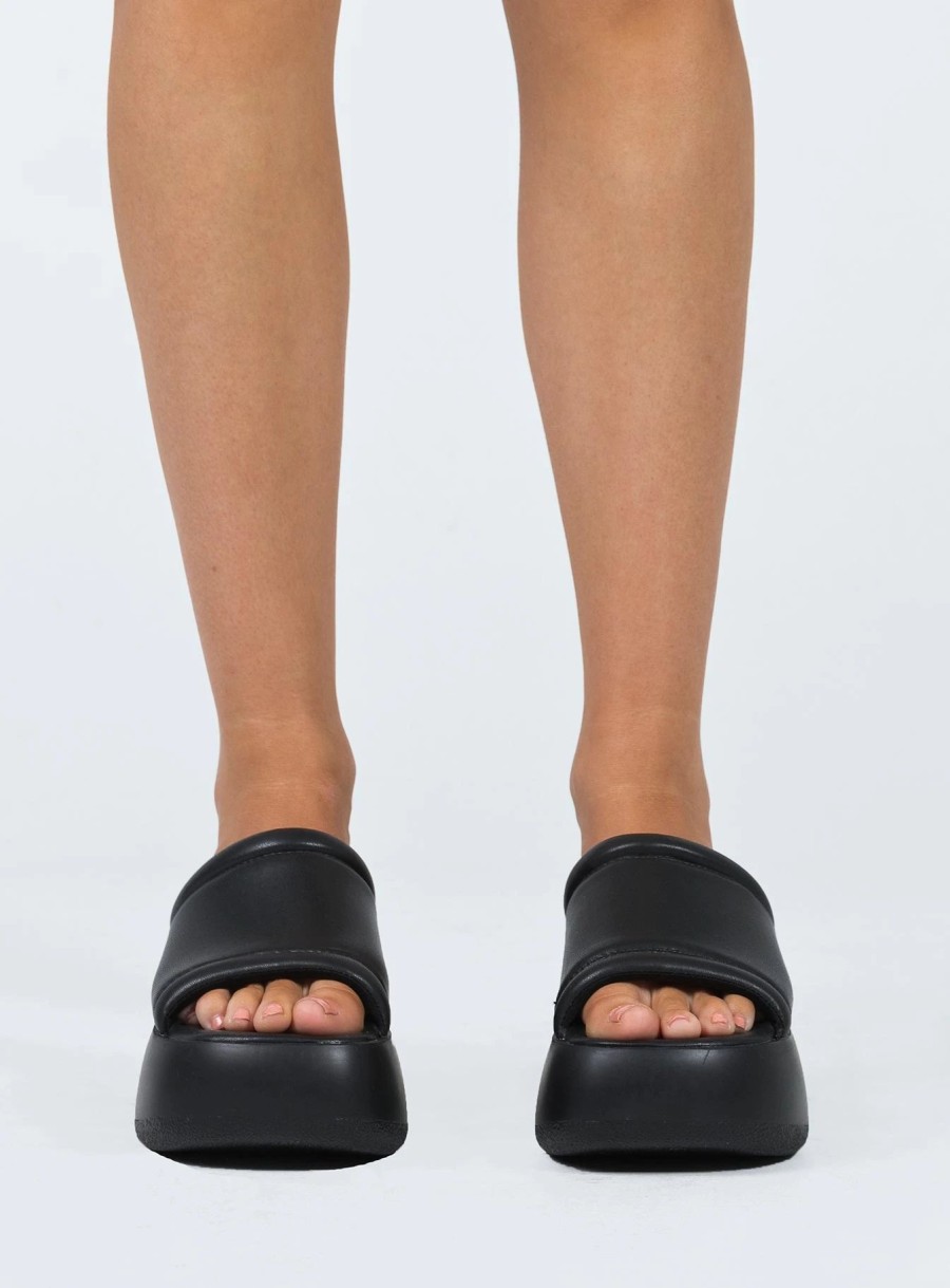 Shoes * | Therapy Bubbles Flatforms Black