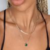 Accessories * | Princess Polly Lower Impact Caverly Necklace / Green Gold