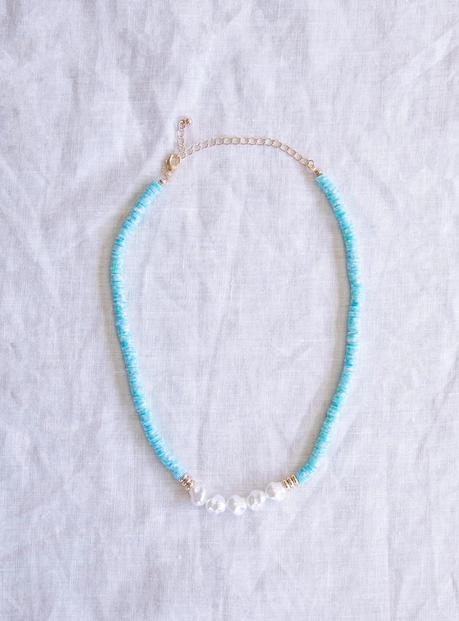 Accessories * | Princess Polly Deepwater Necklace Turquoise