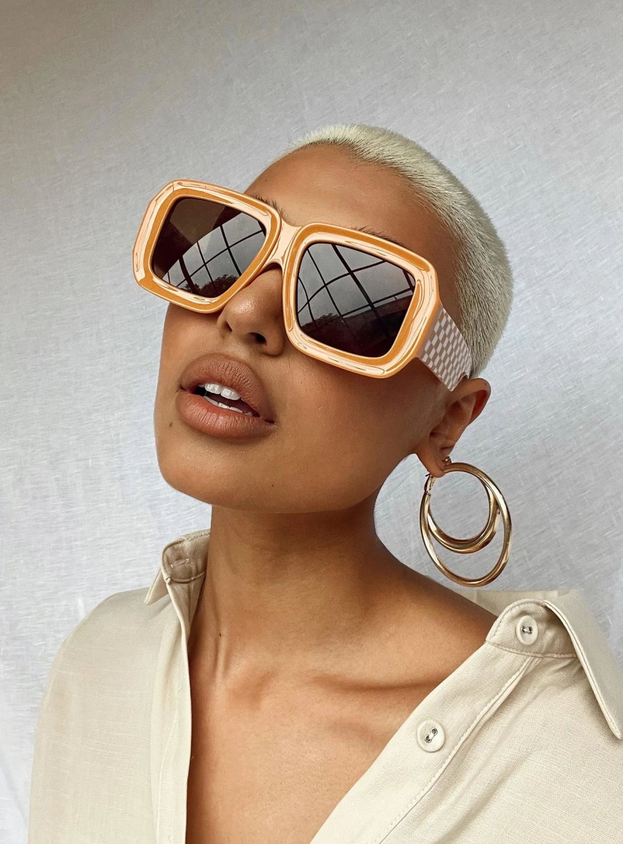 Accessories * | Princess Polly Kinney Sunglasses Orange