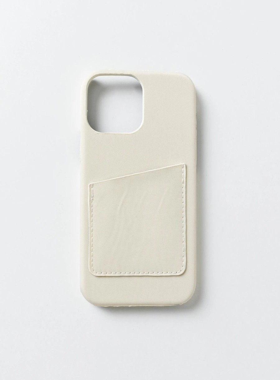 Accessories * | Princess Polly Carvey Nylon Iphone Case Cream