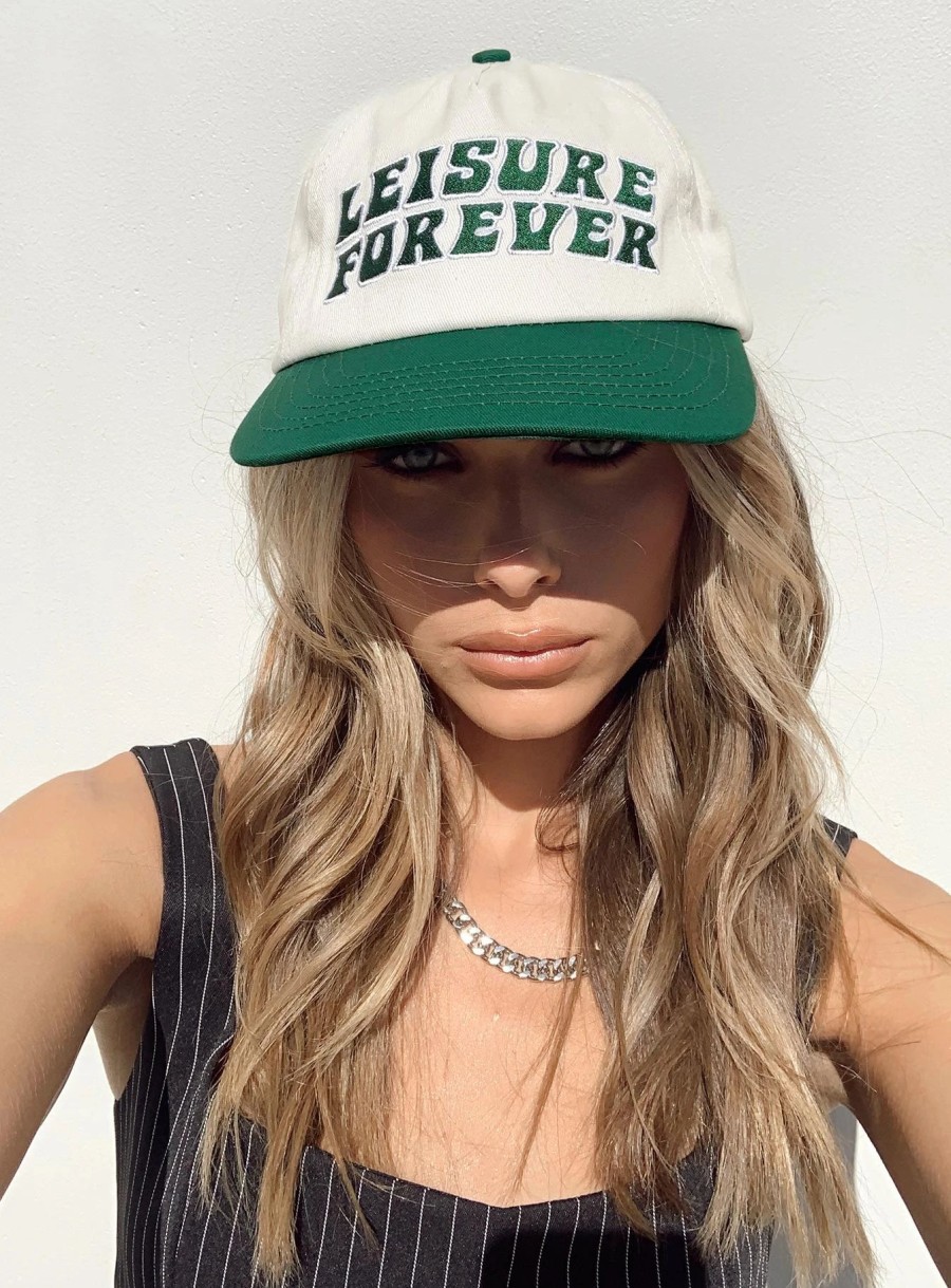 Accessories * | Princess Polly Leisure Forever Hat / Green Cream