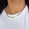 Accessories * | Princess Polly Snake Chain Necklace Gold