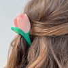 Accessories * | Princess Polly Tulip Hair Clip Pink