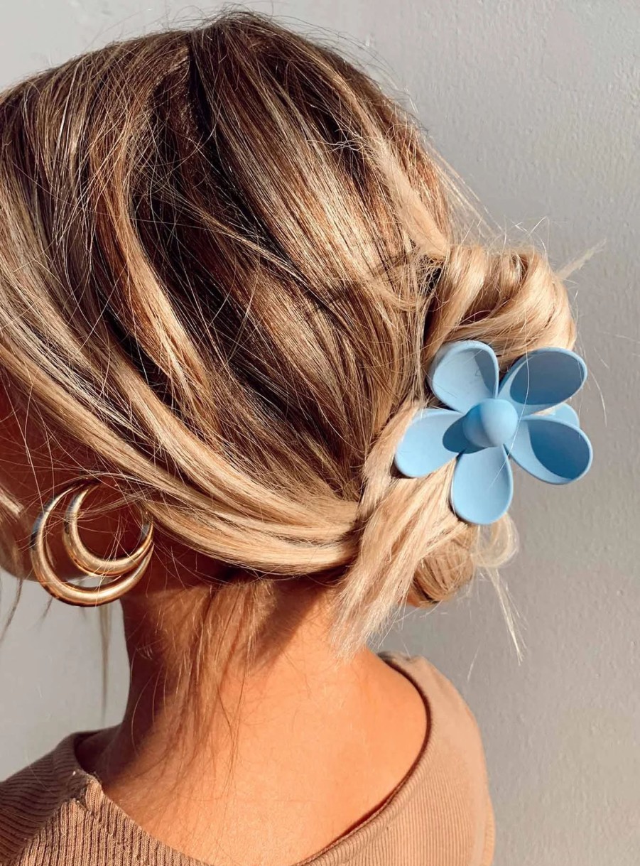 Accessories * | Princess Polly Last Summer Hair Clip Blue