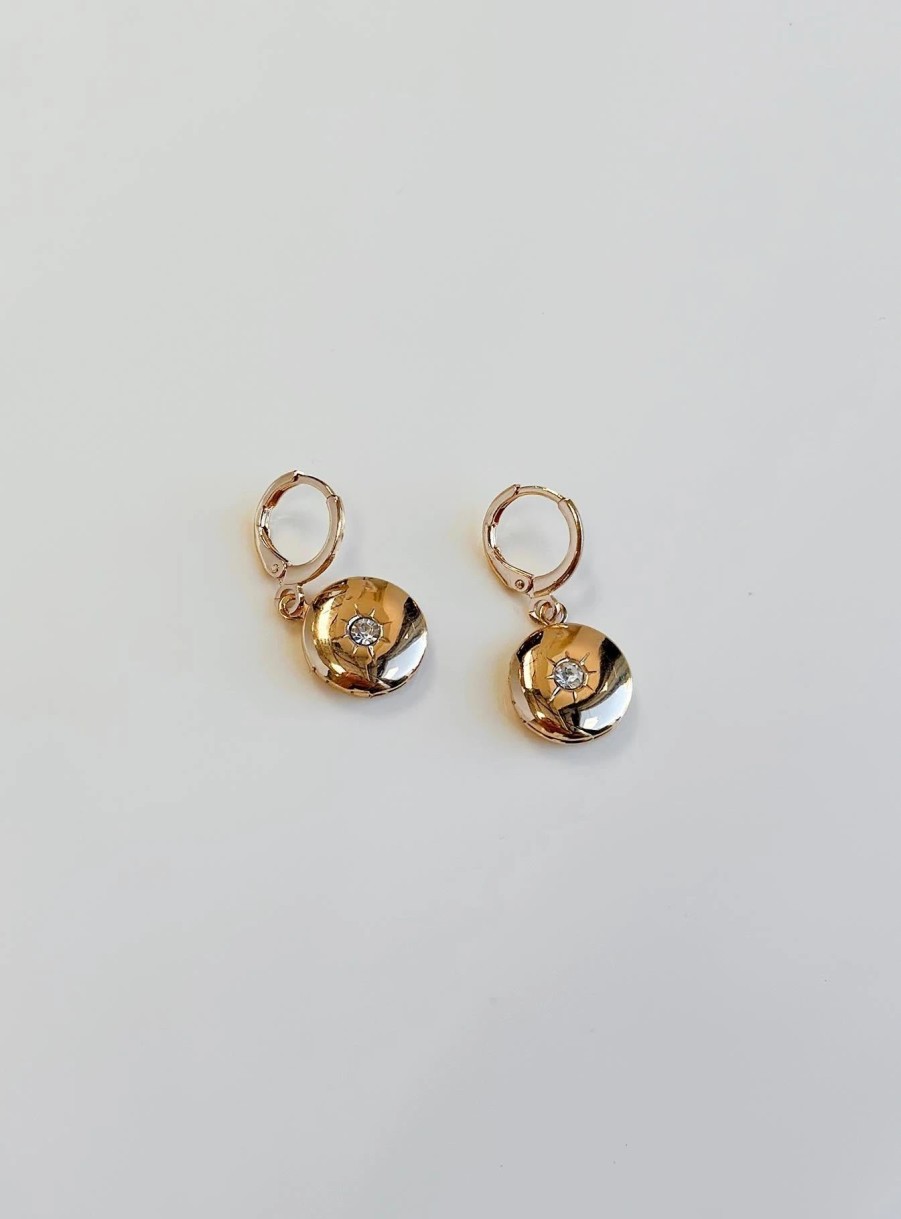 Accessories * | Princess Polly Kathryn Earrings Gold