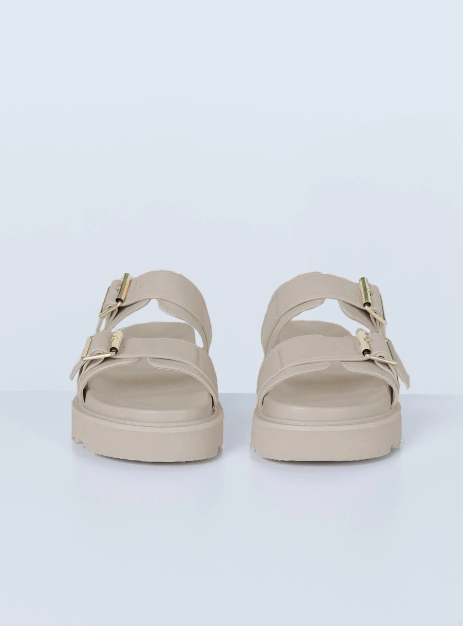 Shoes * | Princess Polly Lower Impact Ma Belle Sandals Cream