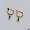 Accessories * | Princess Polly She'S Confident Earrings Green Gold / Green