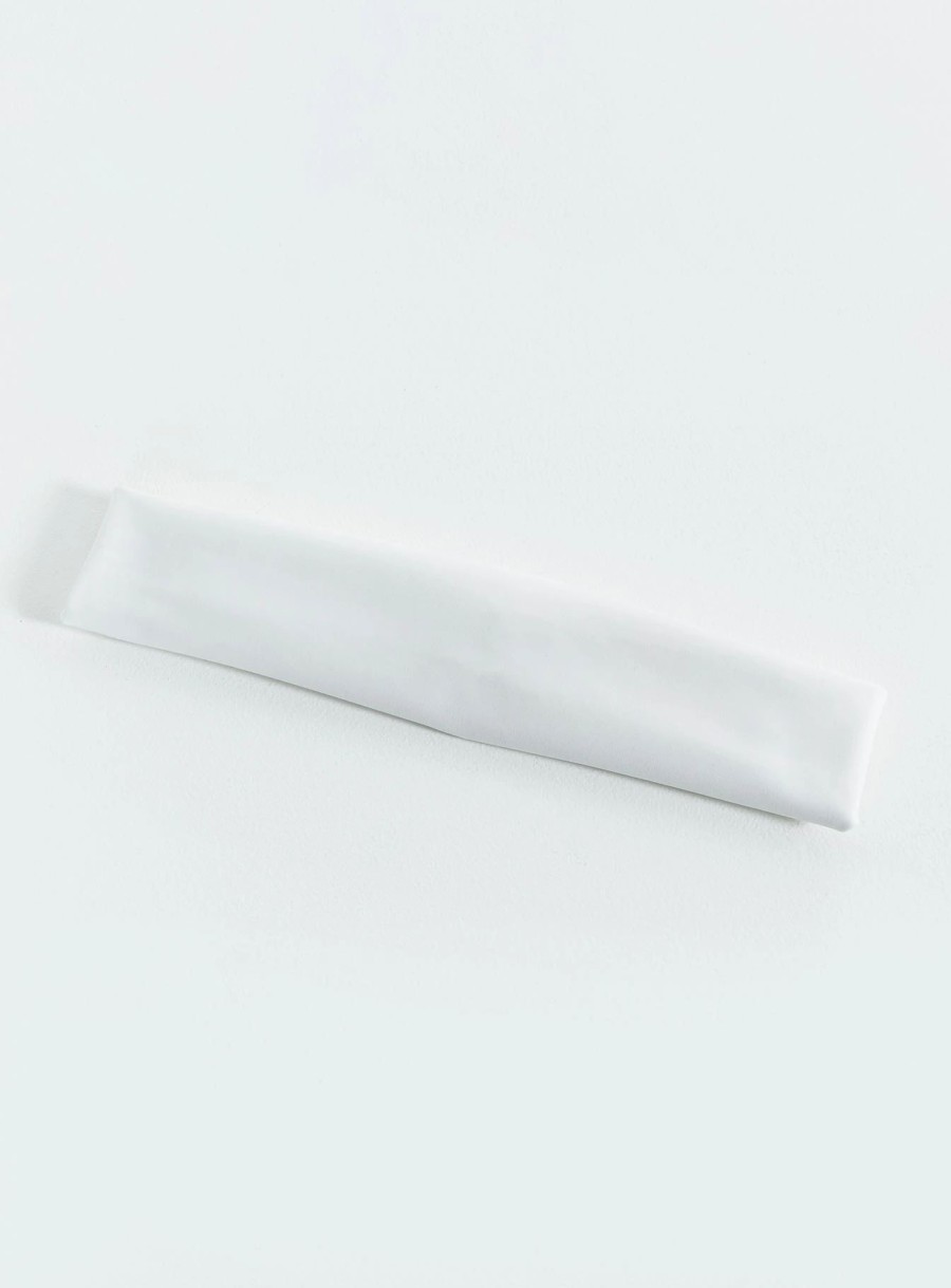 Accessories * | Princess Polly The Juney Nylon Headband White