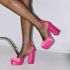 Shoes * | Princess Polly Vogel Platform Heels Pink