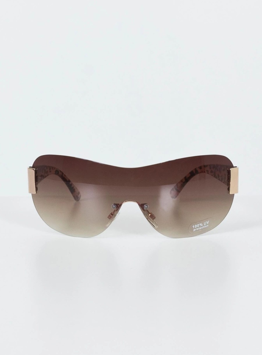 Accessories * | Princess Polly Specter Sunglasses Ombre Brown