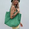 Accessories * | Princess Polly Sherman Corduroy Tote Primary Green