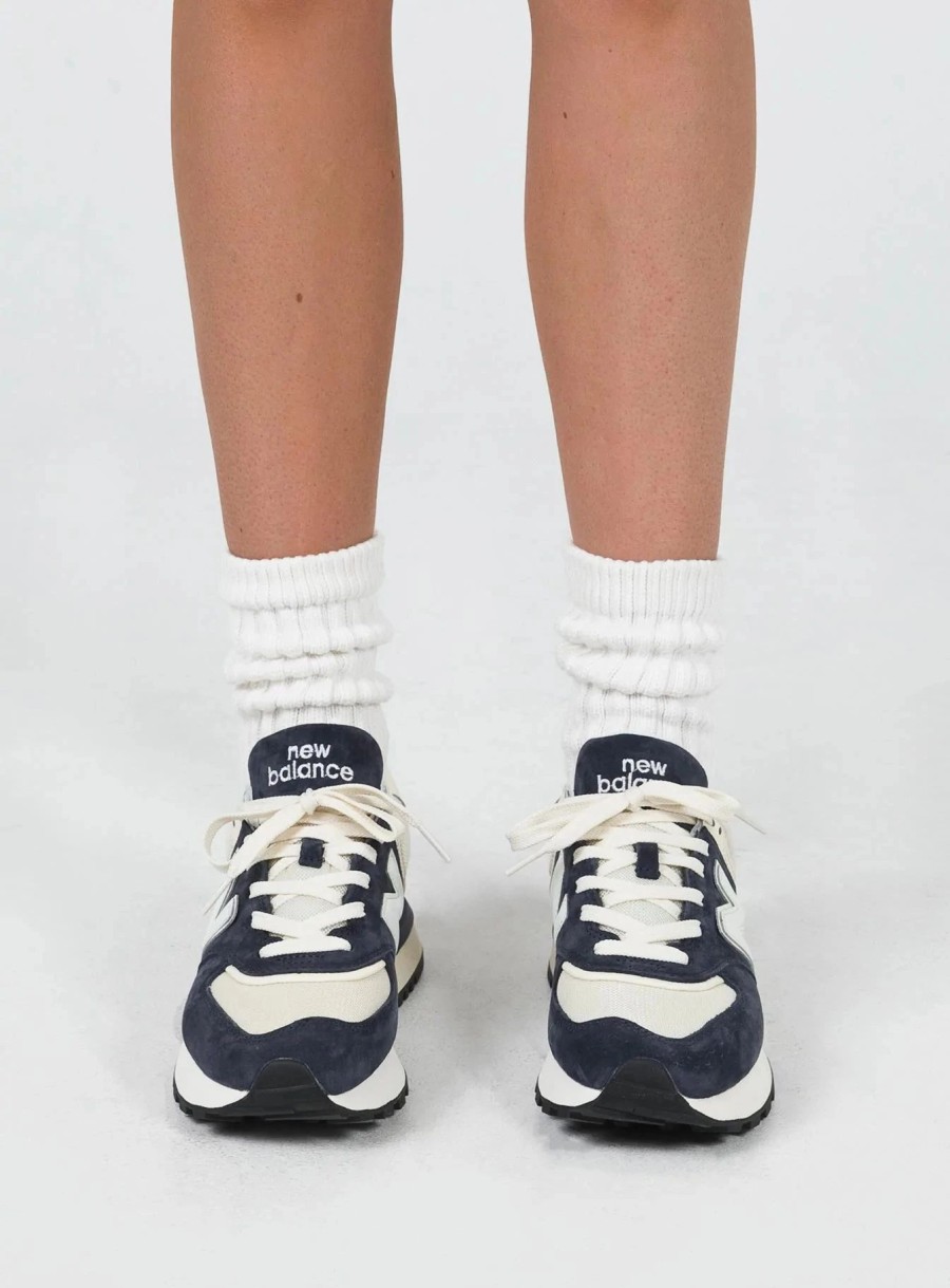 Shoes * | New Balance 574 Navy / Cream