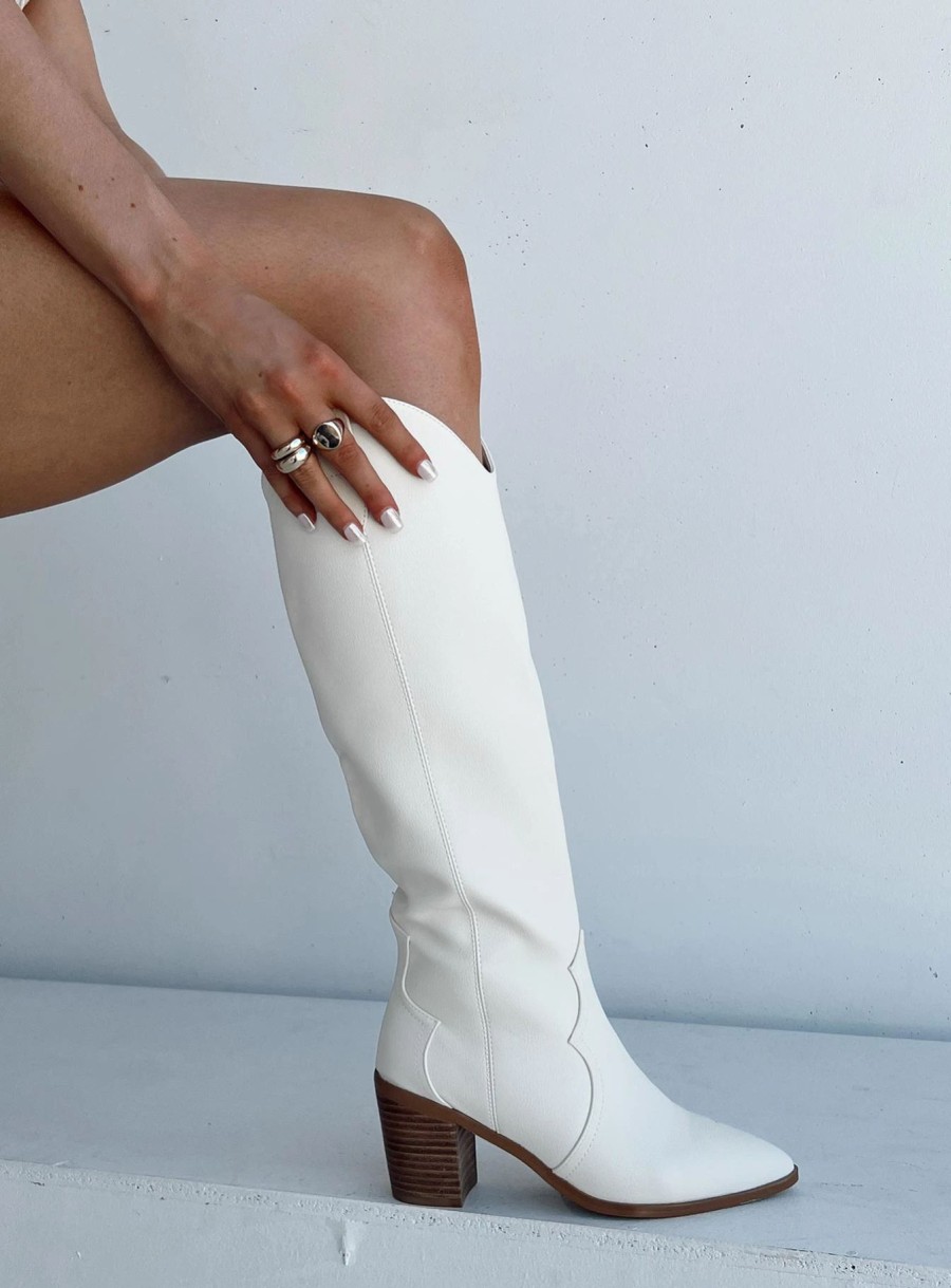 Shoes * | Billini Novena Boot Off White