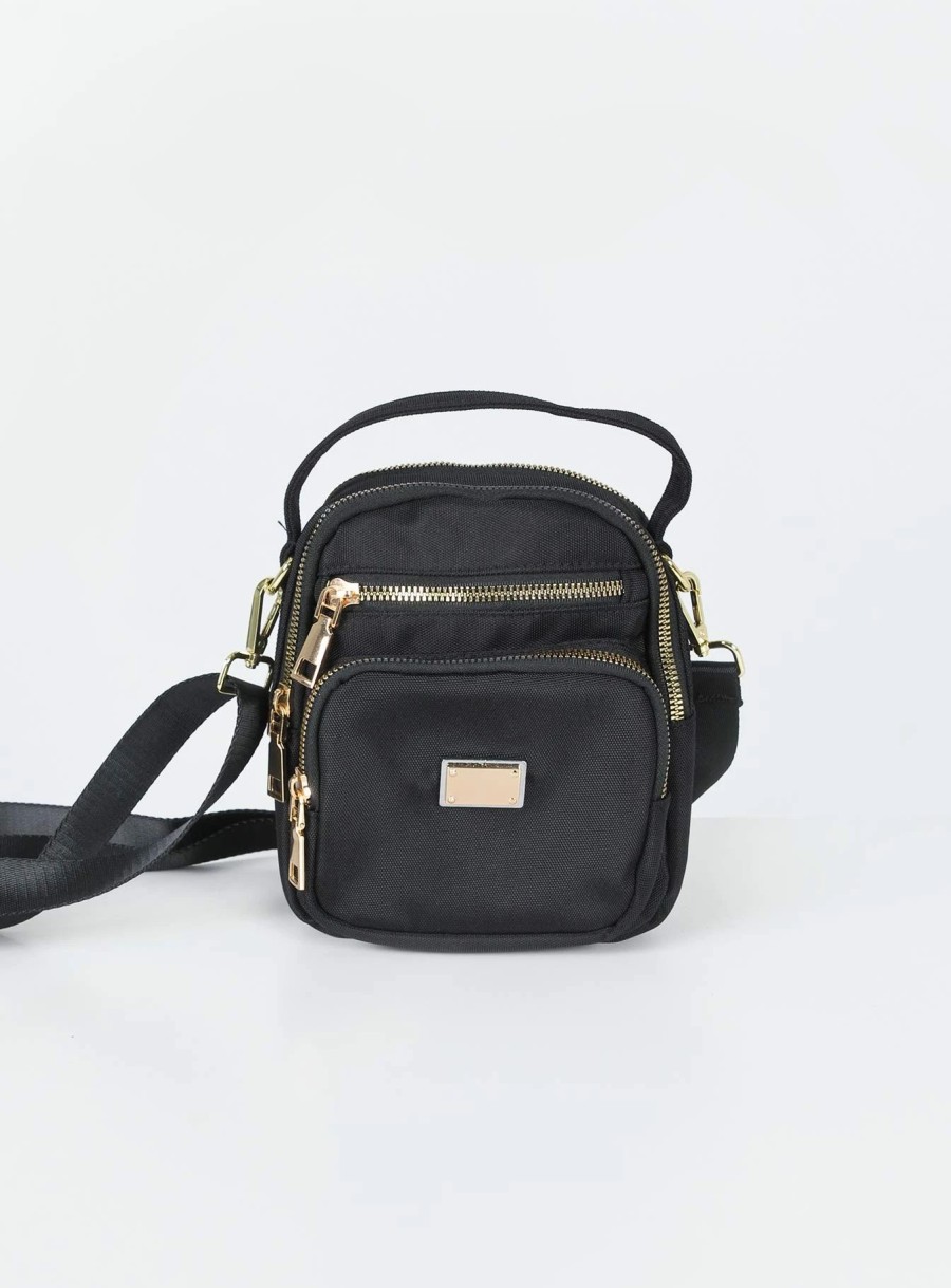 Accessories * | Princess Polly Dixon Crossbody Bag Black