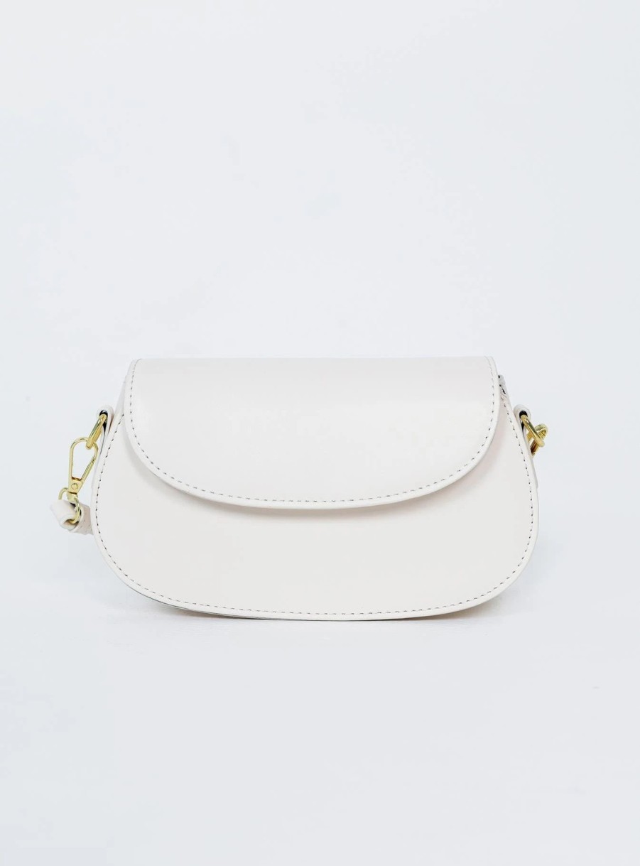 Accessories * | Princess Polly Sagher Crossbody Bag White