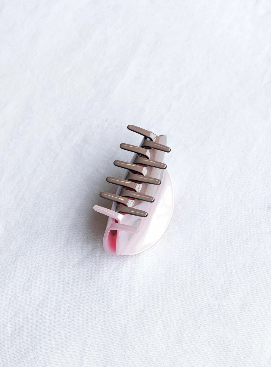 Accessories * | Princess Polly Daria Hair Clip Pink / Mushroom