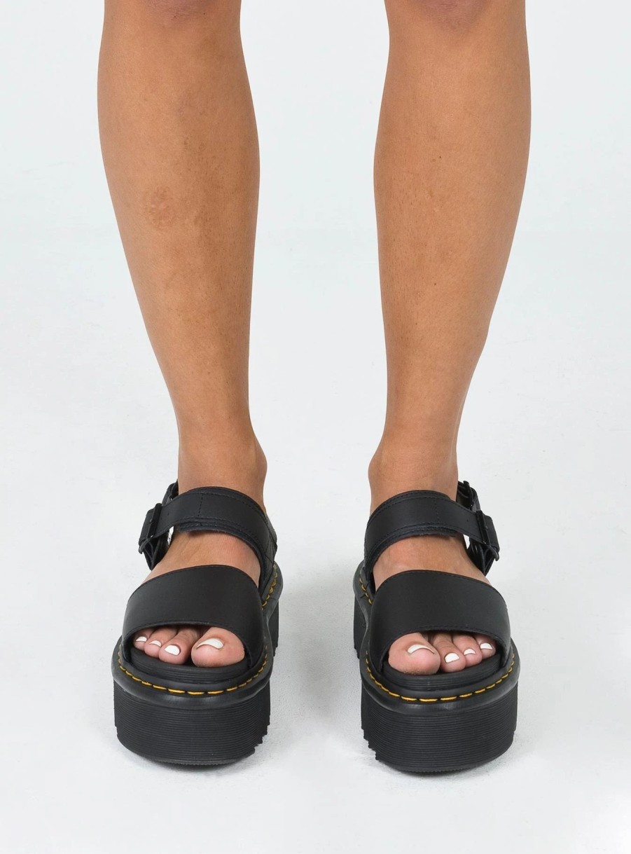 Shoes * | Dr. Martens Voss Quad Sandal Black