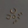 Accessories * | Princess Polly Lower Impact Lyonne Earring Ear Pack Gold