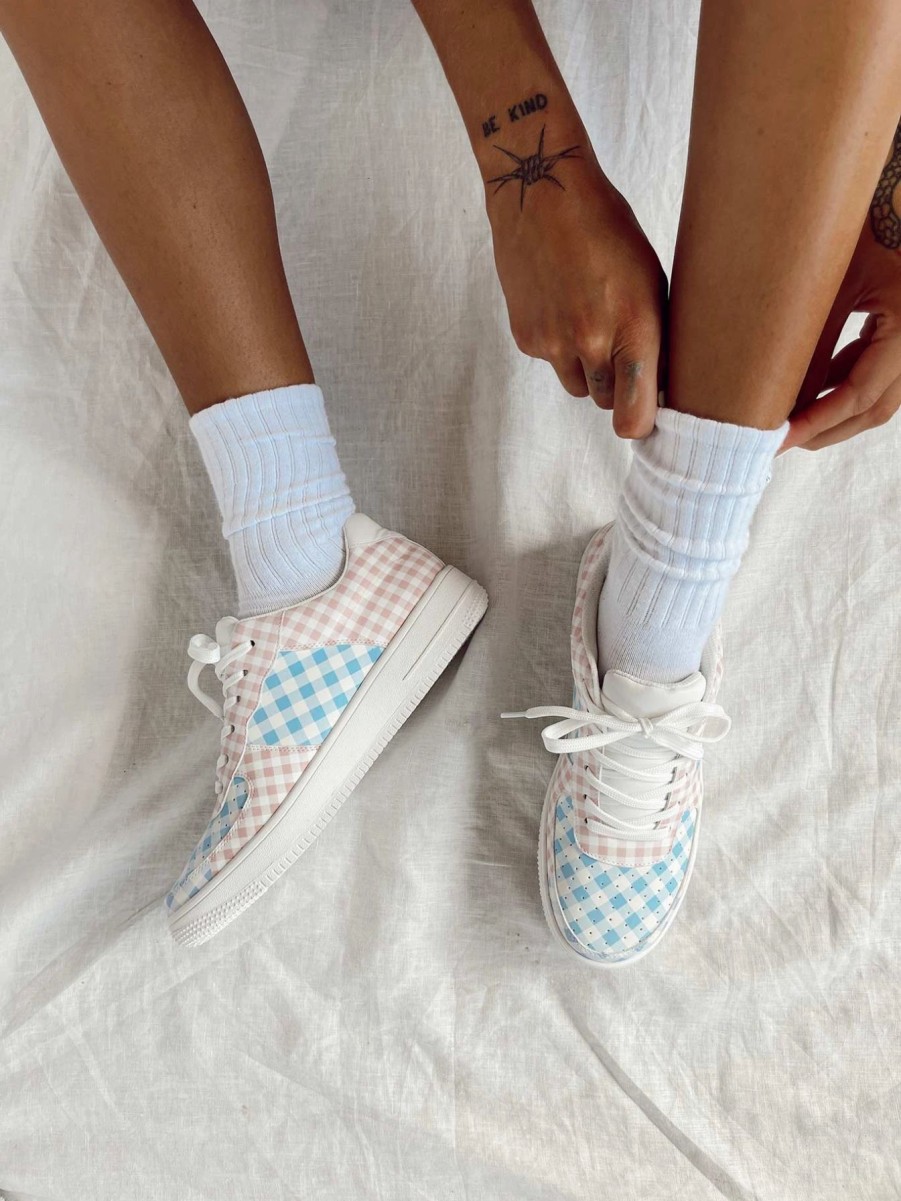 Shoes * | Princess Polly Pippy Patchwork Sneakers Multi