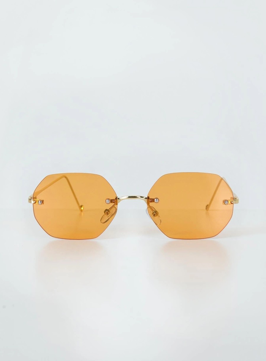 Accessories * | Princess Polly Cabo Sunglasses Yellow