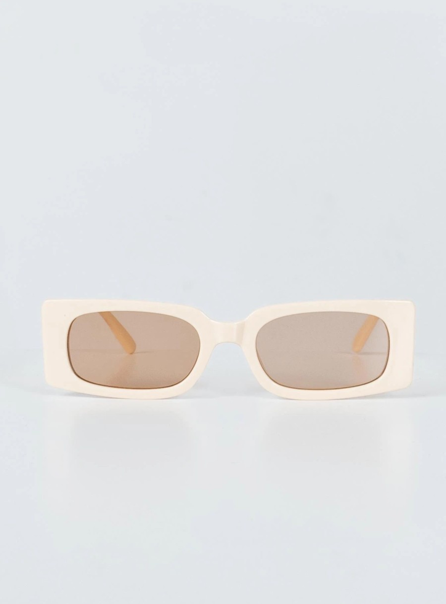 Accessories * | Princess Polly Cahill Sunglasses Cream