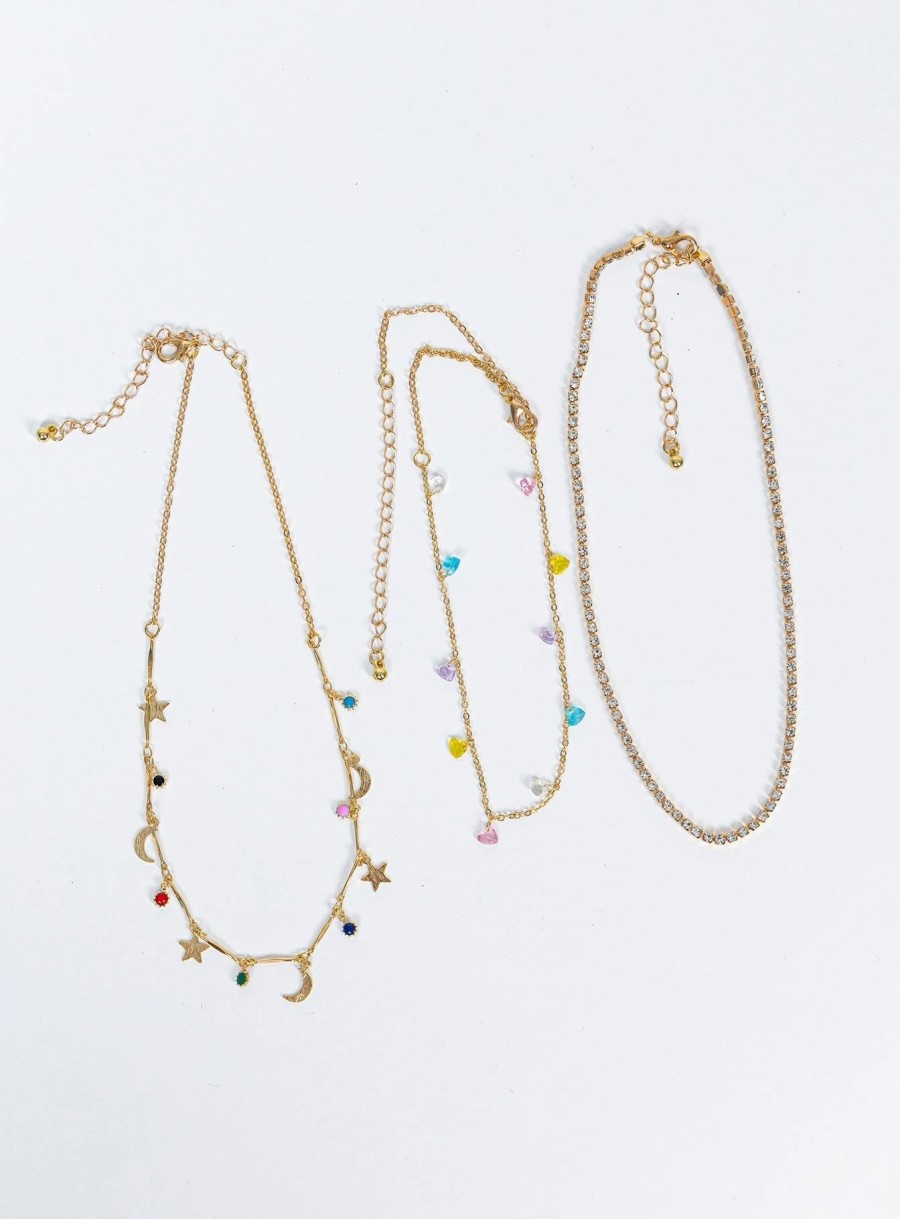 Accessories * | Princess Polly Faxon Necklace Gold