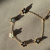 Accessories * | Princess Polly Milana Flower Bracelet Gold