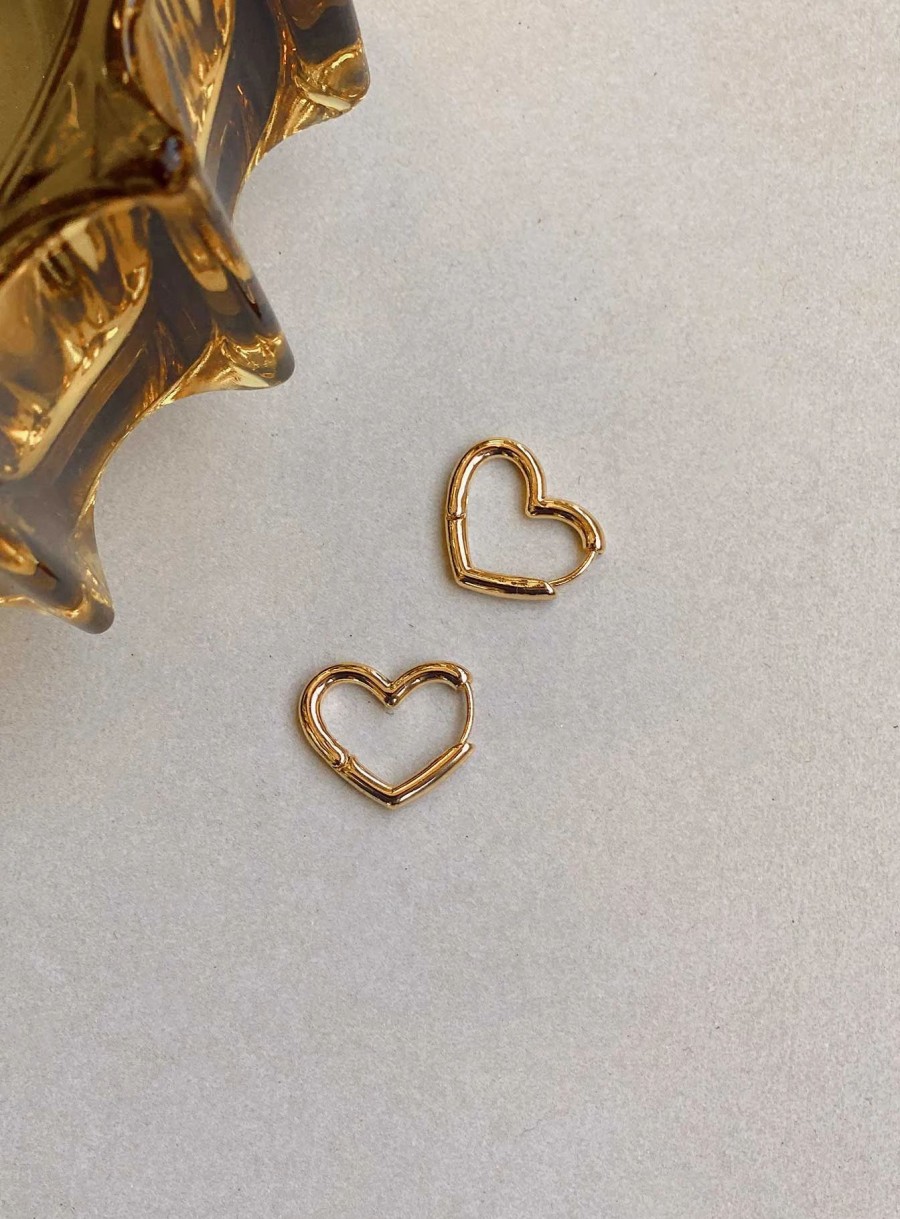 Accessories * | Princess Polly Ogilvie Earrings Gold