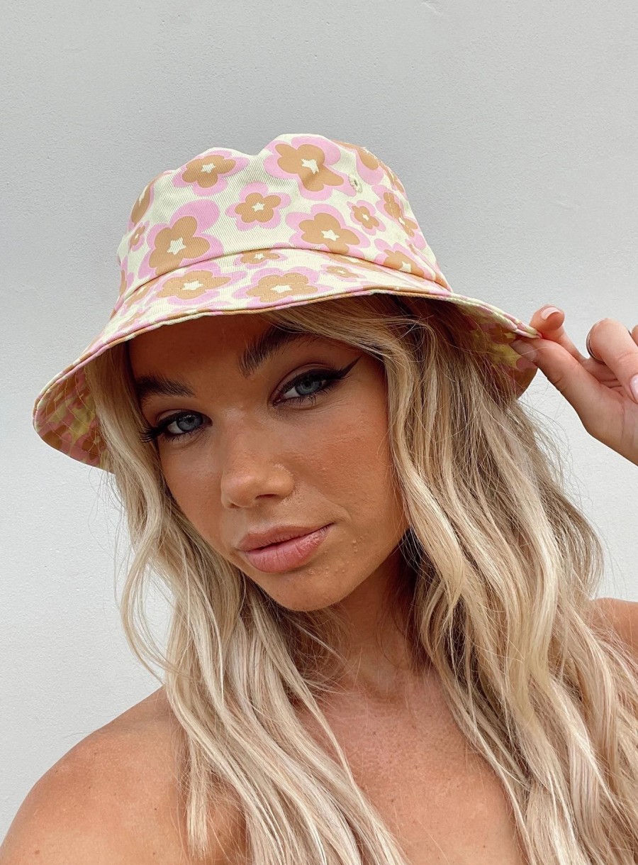 Accessories * | Princess Polly Botanica Bucket Hat Multi