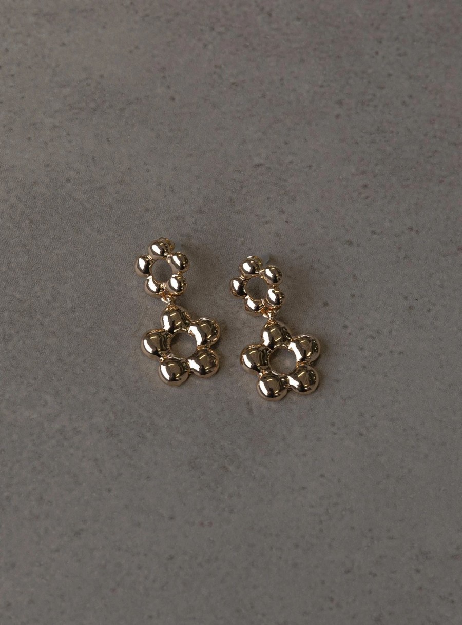 Accessories * | Princess Polly Lower Impact Candace Earrings Gold