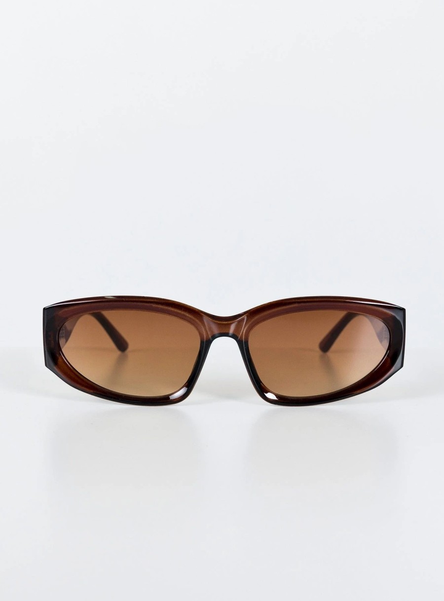 Accessories * | Princess Polly Alonso Sunglasses Brown