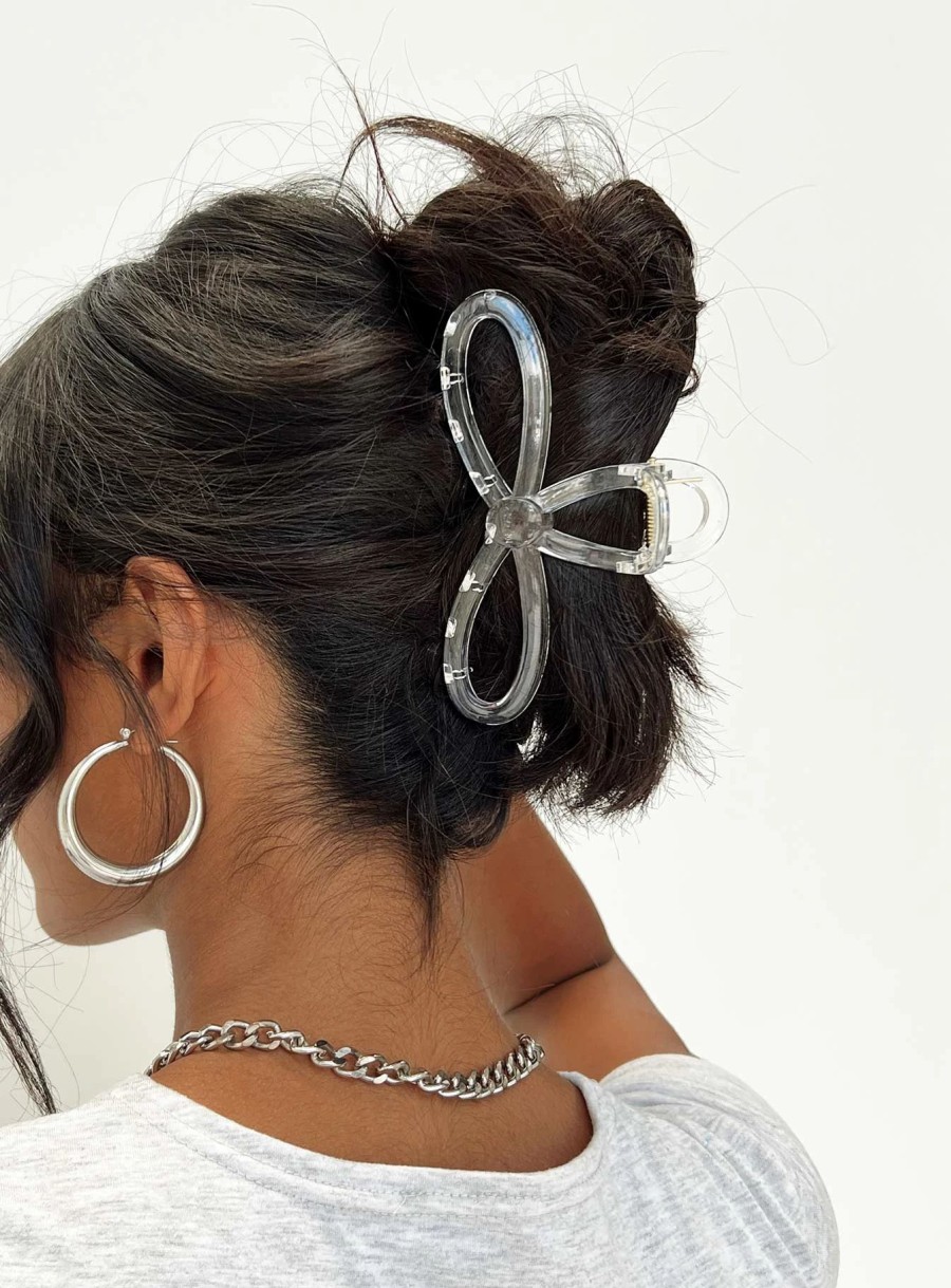 Accessories * | Princess Polly Hillers Hair Clip Clear