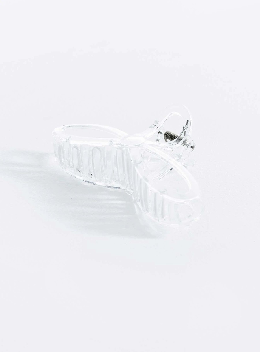 Accessories * | Princess Polly Hillers Hair Clip Clear