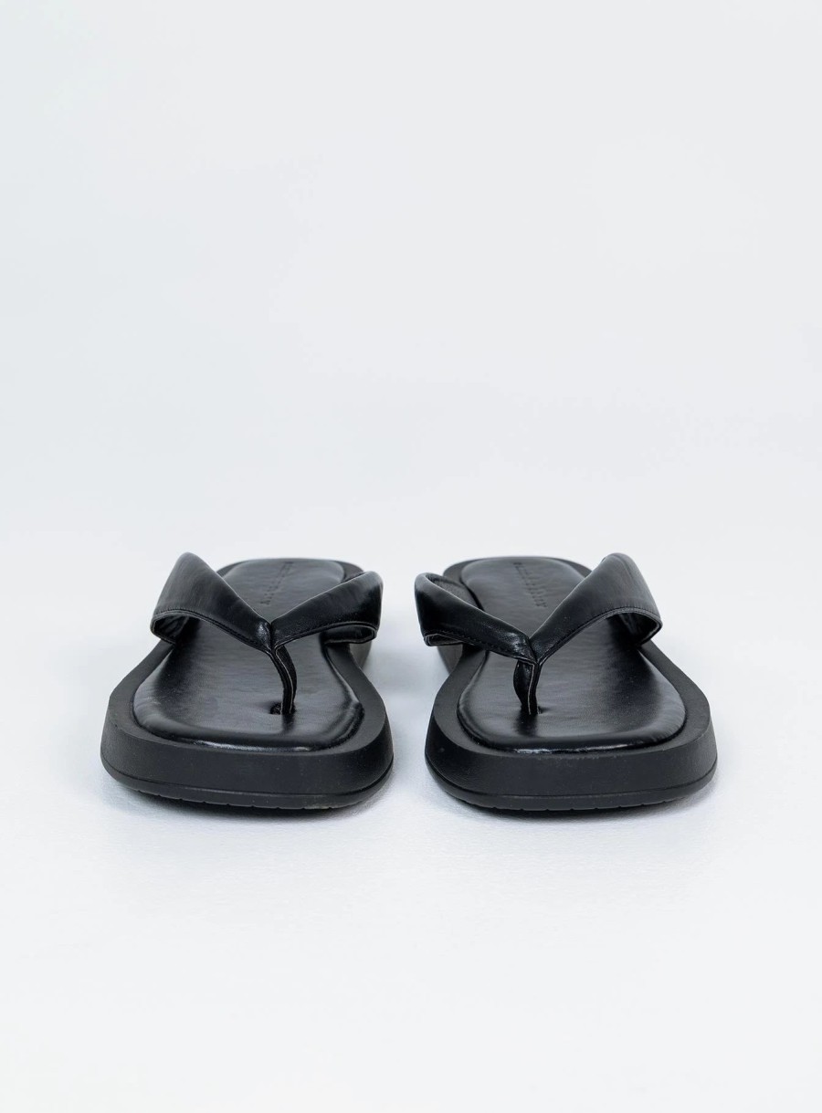 Shoes * | Princess Polly Halsey Sandals Black